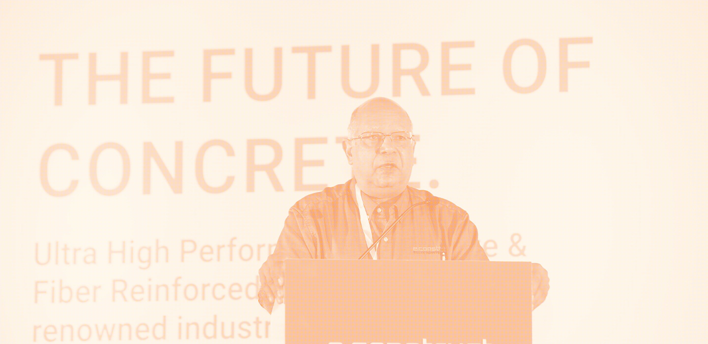 Cover Image: Dr. Maher Tadros speaking at 'The Future of Concrete' event in Cairo, Egypt (2021).