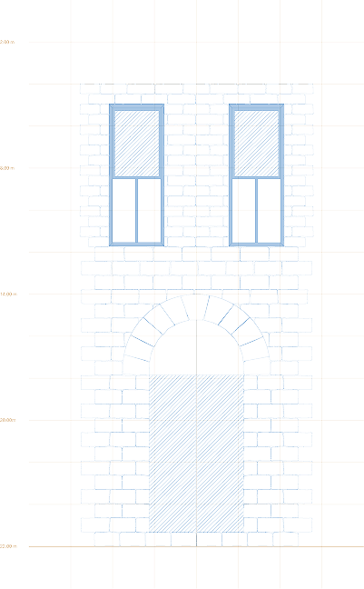 Limestone Masonry Elevation